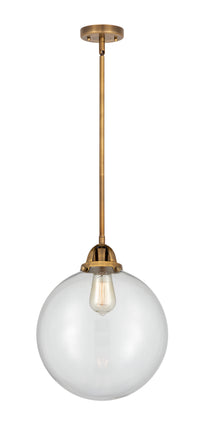 Nouveau 2 Mini Pendant Antique Copper Finish