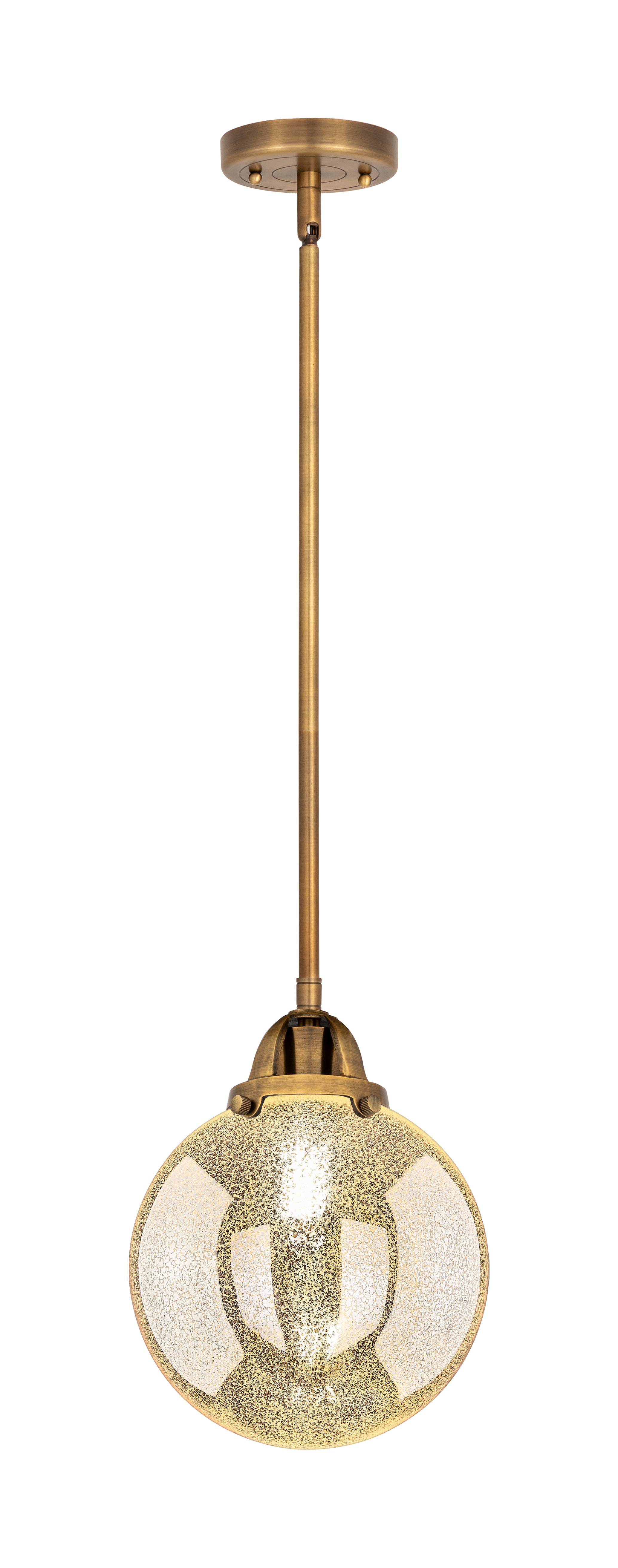 Nouveau 2 Mini Pendant Antique Copper Brass