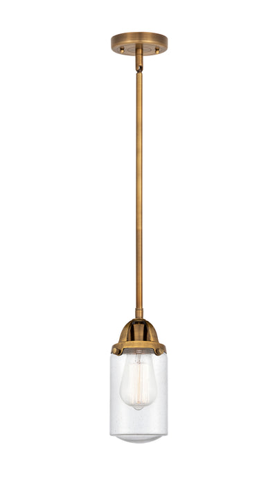 Nouveau 2 Mini Pendant Antique Copper Brass