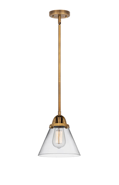Nouveau 2 Mini Pendant Antique Copper Brass