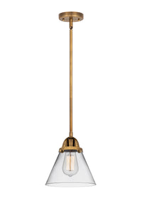 Nouveau 2 Mini Pendant Antique Copper Brass