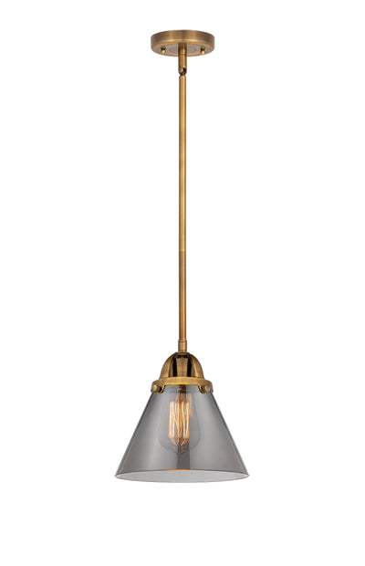 Nouveau 2 Mini Pendant Antique Copper Brass