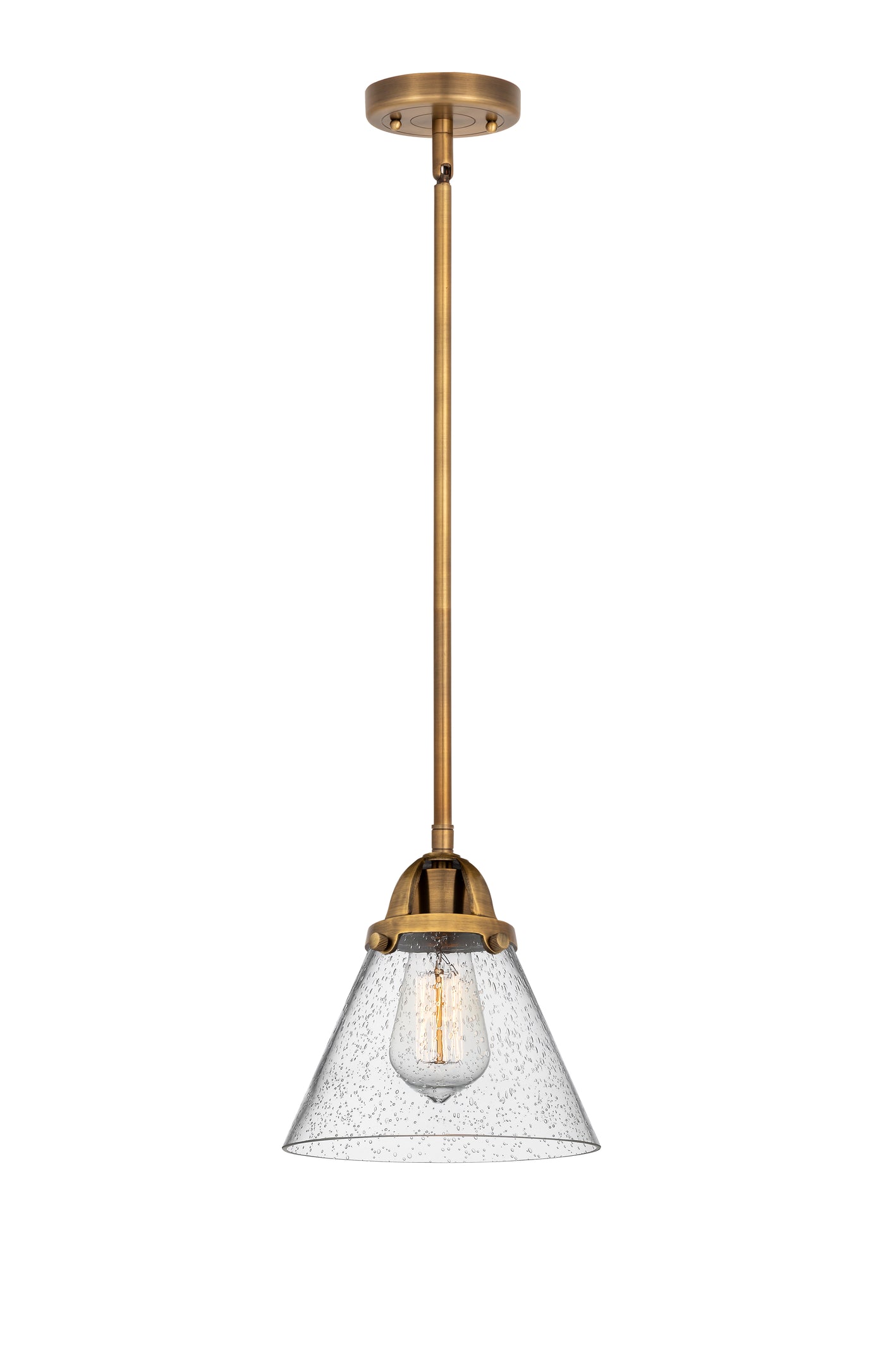 Nouveau 2 Mini Pendant Antique Copper Brass