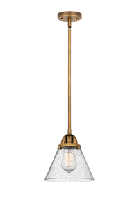 Nouveau 2 Mini Pendant Antique Copper Brass
