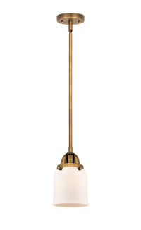 Nouveau 2 Mini Pendant Antique Copper Brass