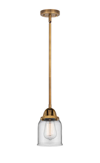 Nouveau 2 Mini Pendant Antique Copper Brass