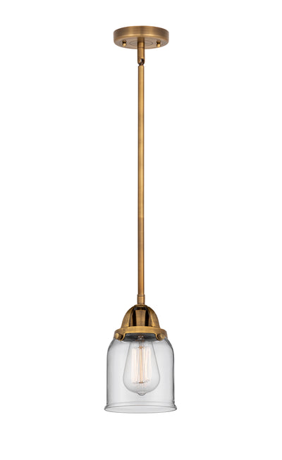 Nouveau 2 Mini Pendant Antique Copper Brass