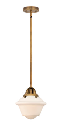 Nouveau 2 Mini Pendant Antique Copper Brass