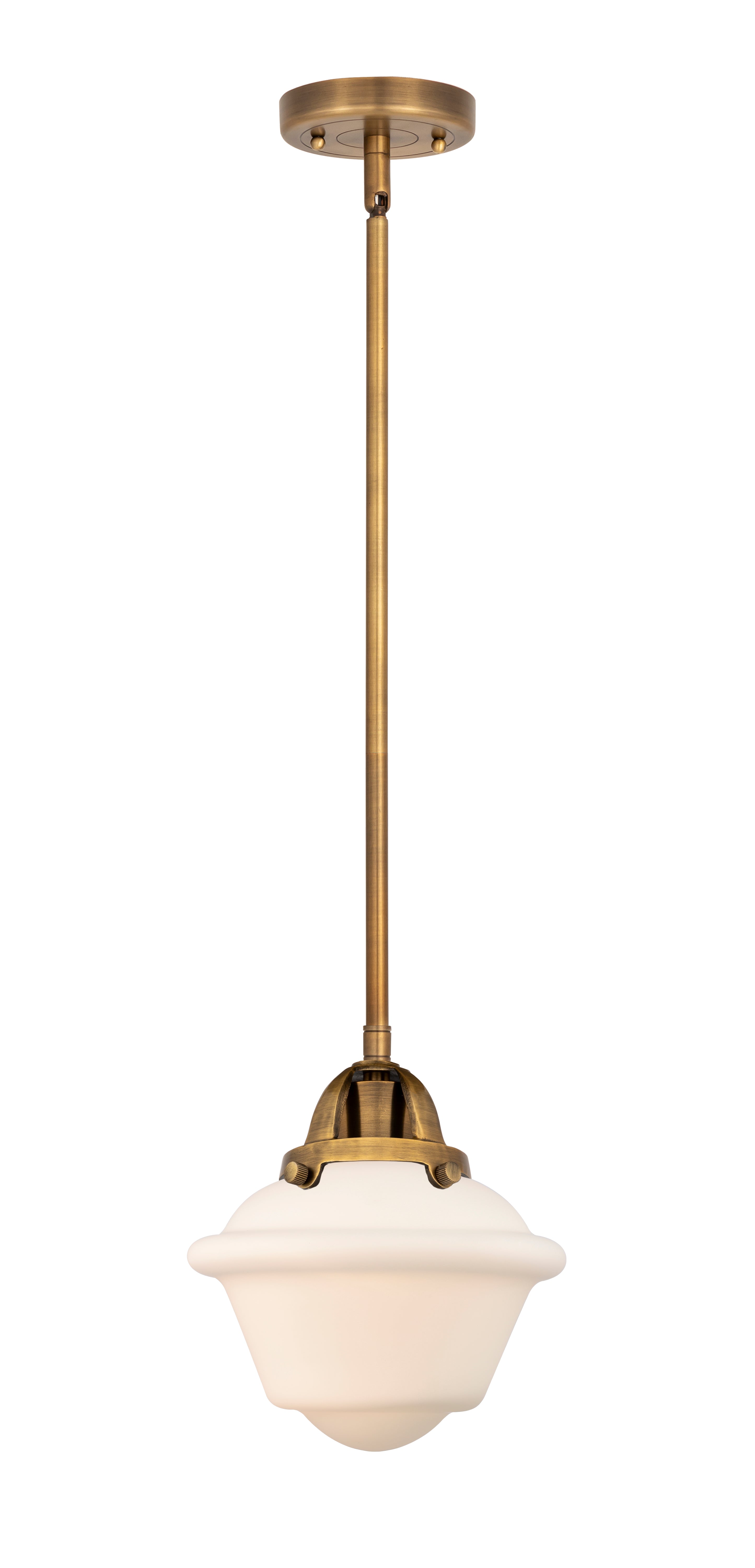Nouveau 2 Mini Pendant Antique Copper Brass