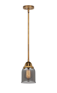 Nouveau 2 Mini Pendant Antique Copper Brass