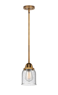 Nouveau 2 Mini Pendant Antique Copper Brass