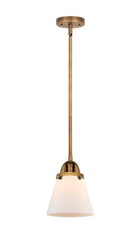 Nouveau 2 Mini Pendant Antique Copper Brass