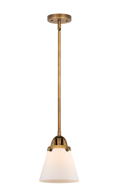 Nouveau 2 Mini Pendant Antique Copper Brass