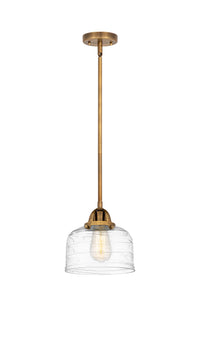 Nouveau 2 Mini Pendant Antique Copper Brass