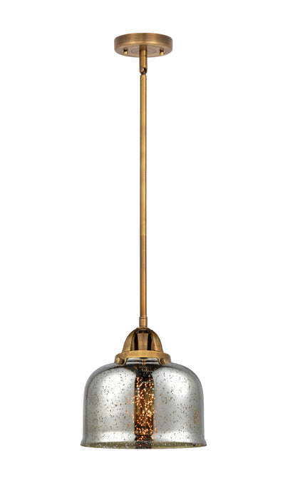 Nouveau 2 Mini Pendant Antique Copper Brass