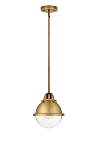 Nouveau 2 Mini Pendant Brushed Brass Finish