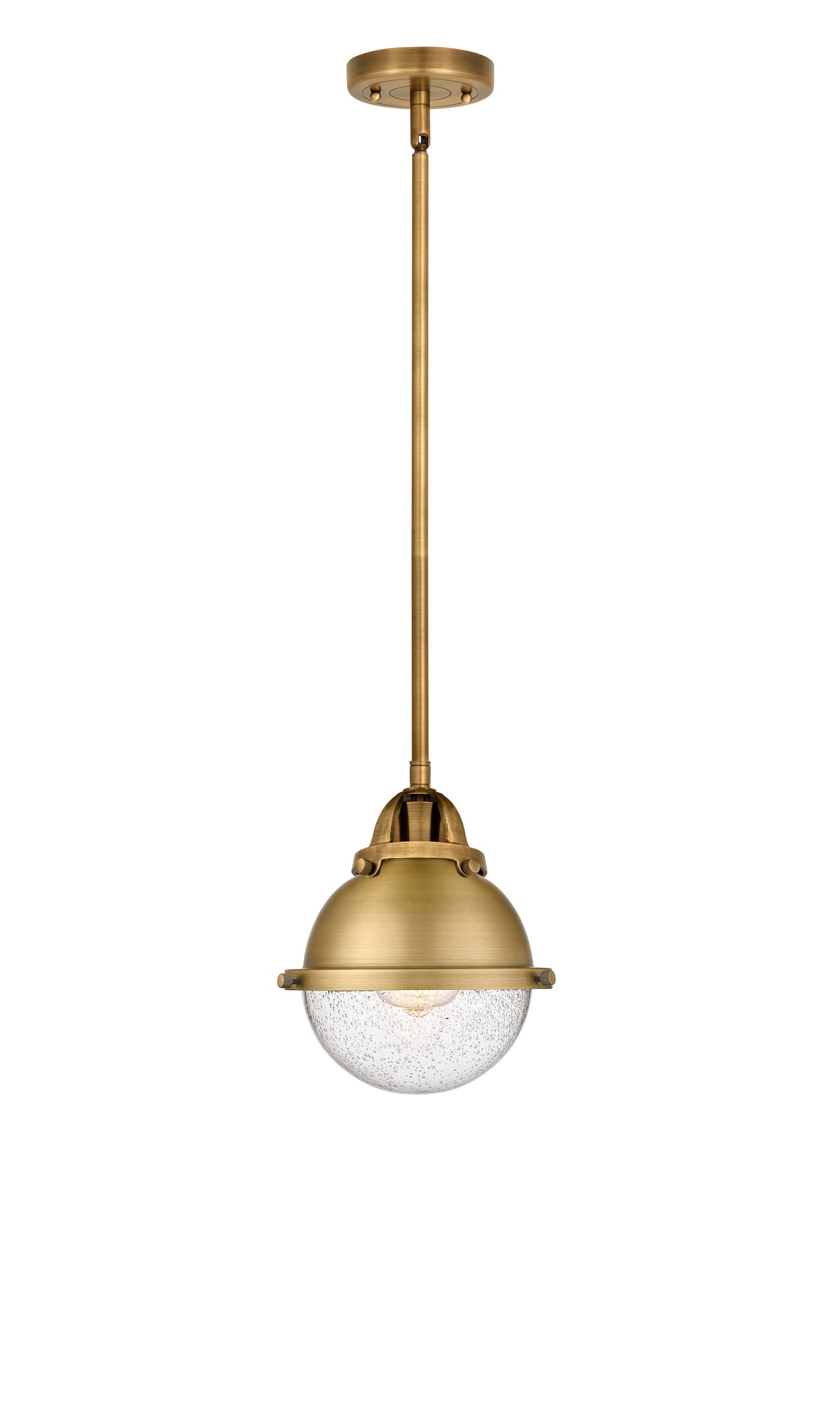 Nouveau 2 Mini Pendant Brushed Brass Finish
