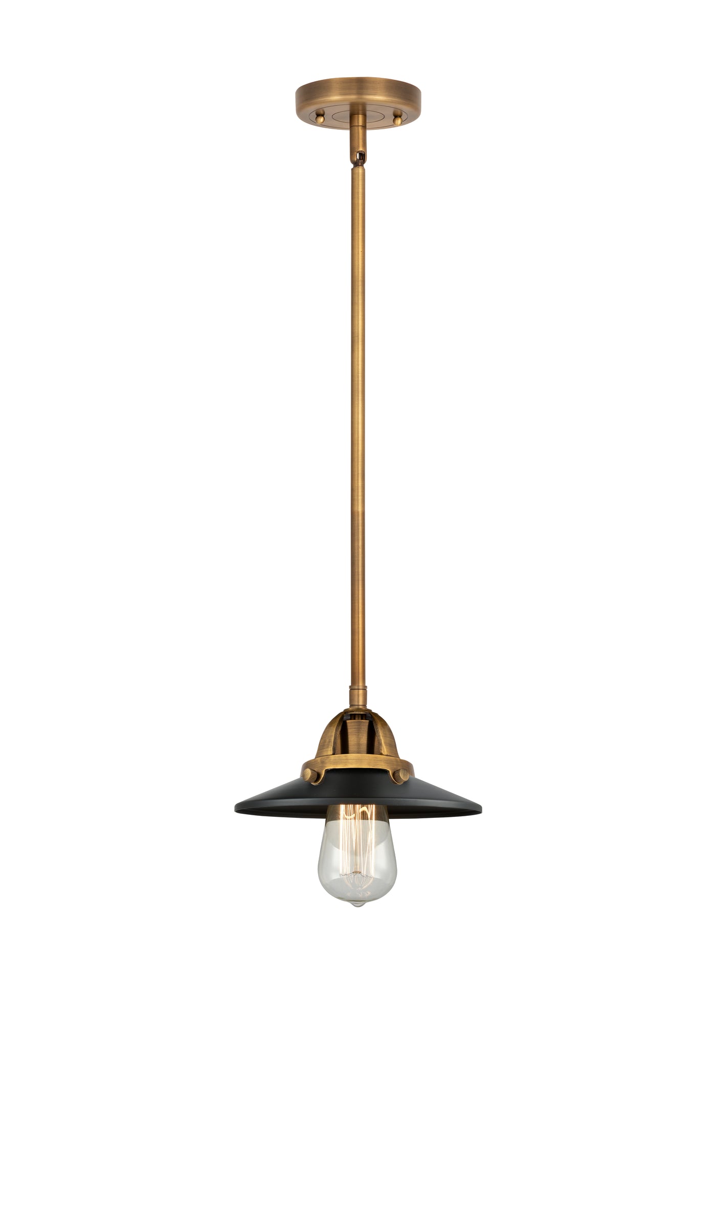 Nouveau 2 Mini Pendant 8 Inch Antique Copper