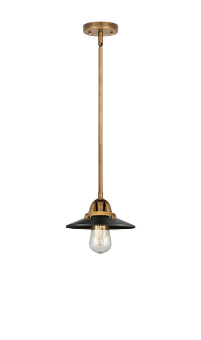 Nouveau 2 Mini Pendant Antique Copper Brass
