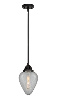 Nouveau 2 Mini Pendant Antique Copper Brass