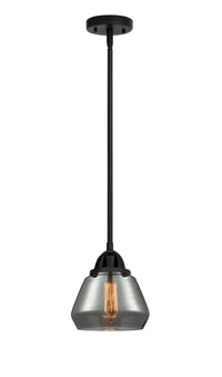Nouveau 2 Mini Pendant Cast Brass Antique