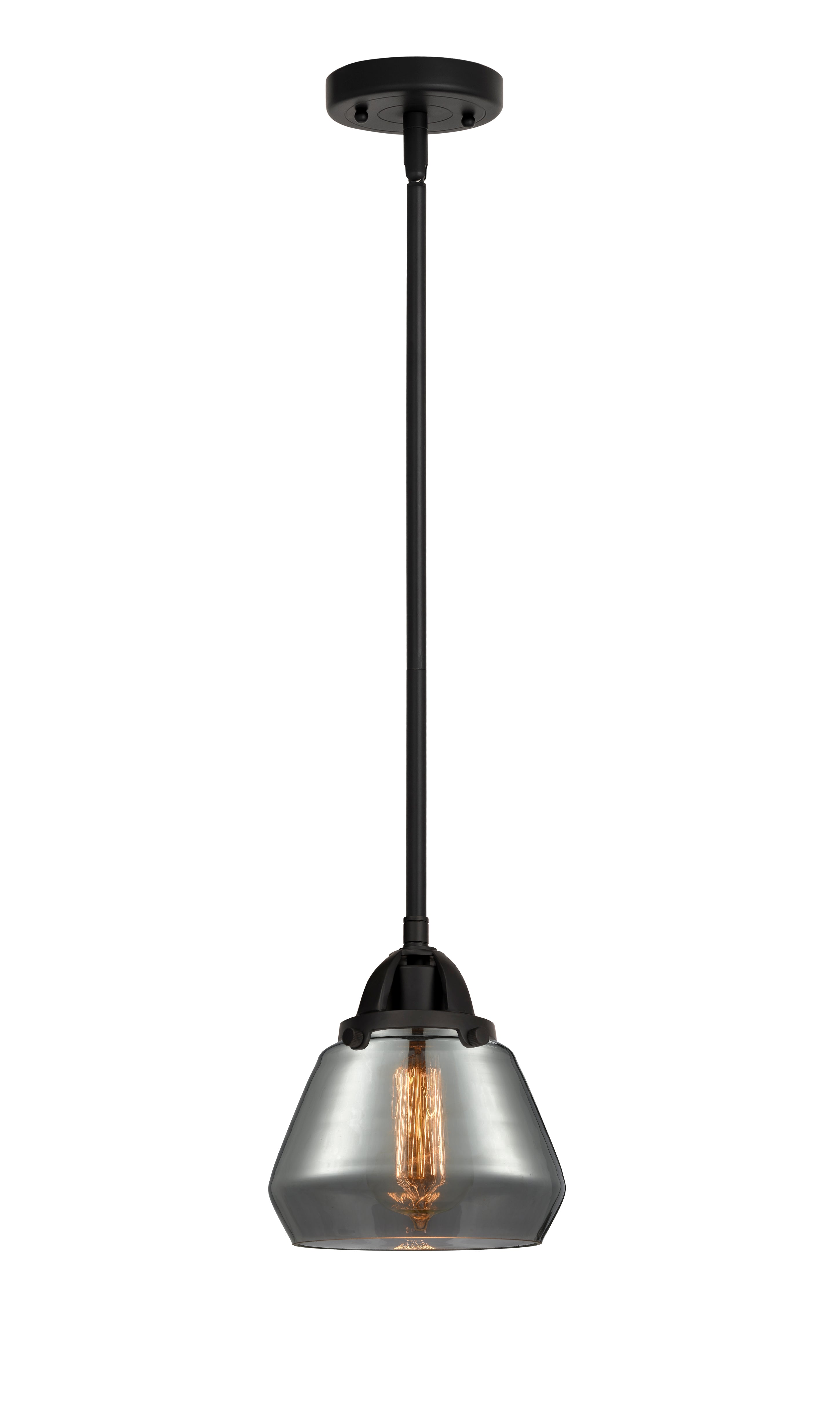 Nouveau 2 Mini Pendant Cast Brass Antique