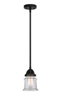 Nouveau 2 Mini Pendant Cast Brass Antique