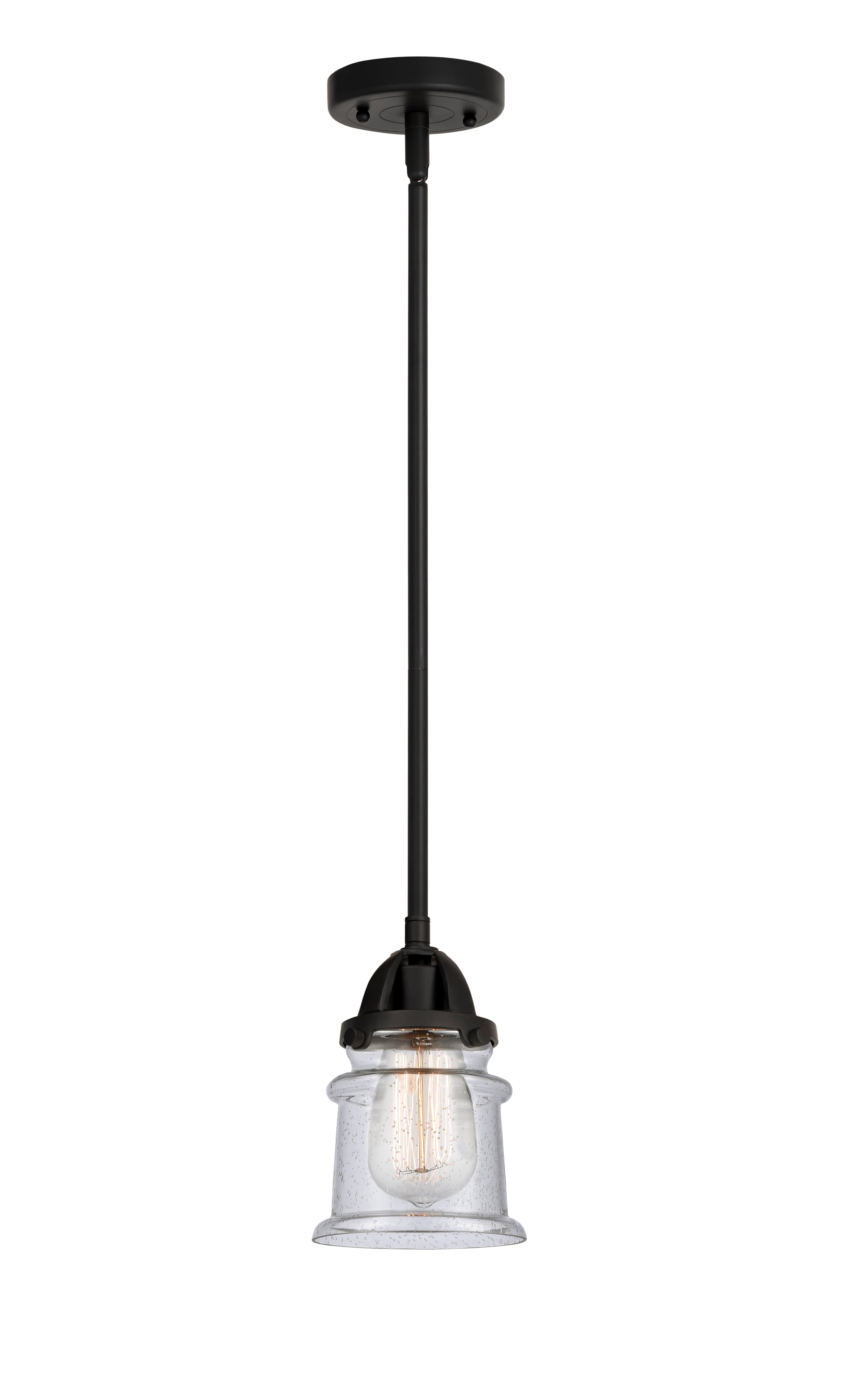 Nouveau 2 Mini Pendant Cast Brass Antique