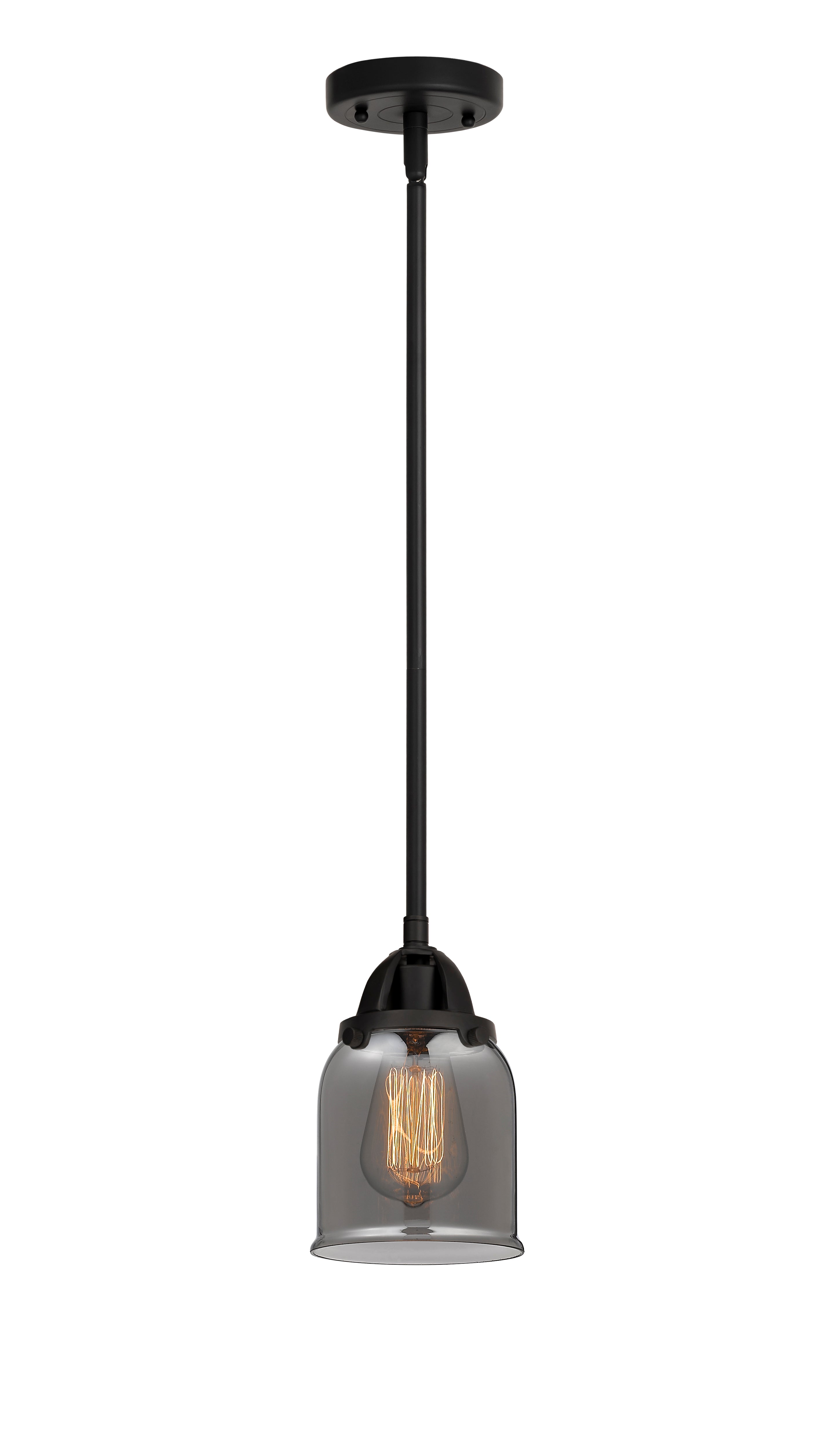 Nouveau 2 Mini Pendant Antique Copper Brass