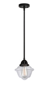 Nouveau 2 Mini Pendant Antique Copper Brass