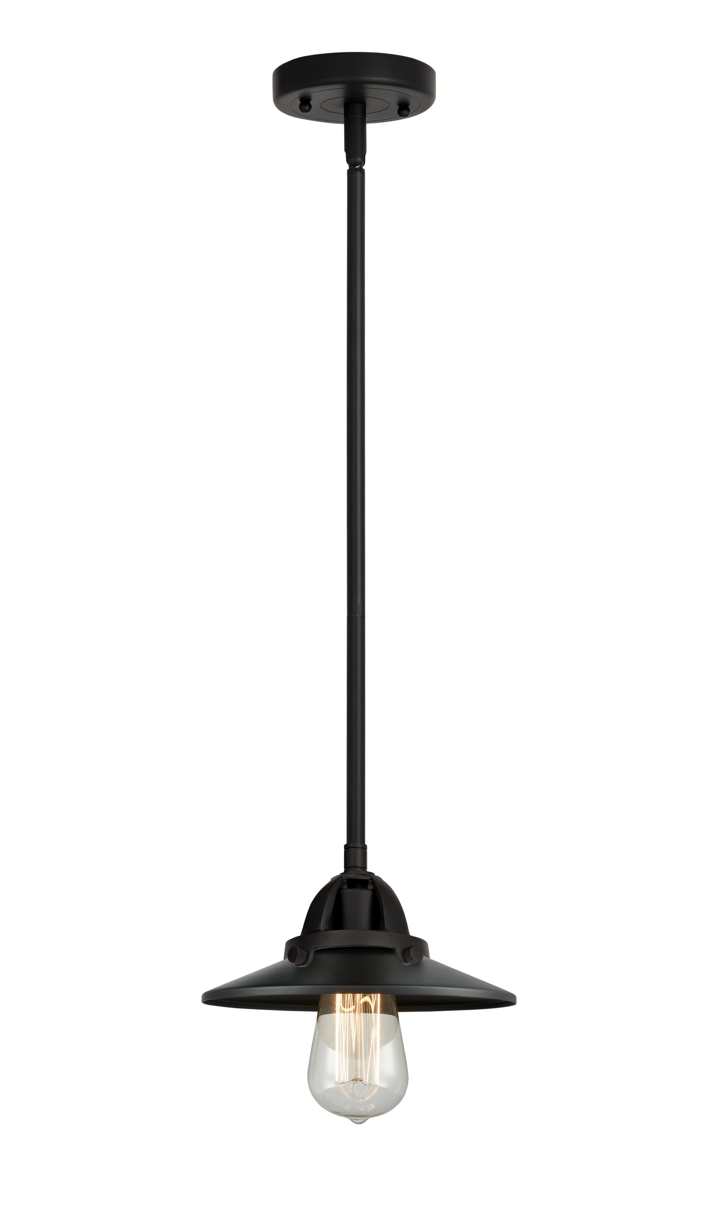 Nouveau 2 Mini Pendant 8 Inch Antique Copper