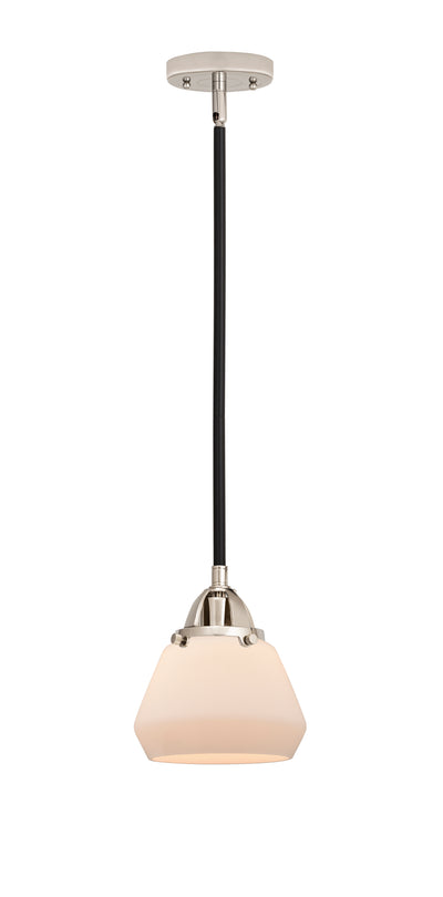 Nouveau 2 Mini Pendant Cast Brass Antique