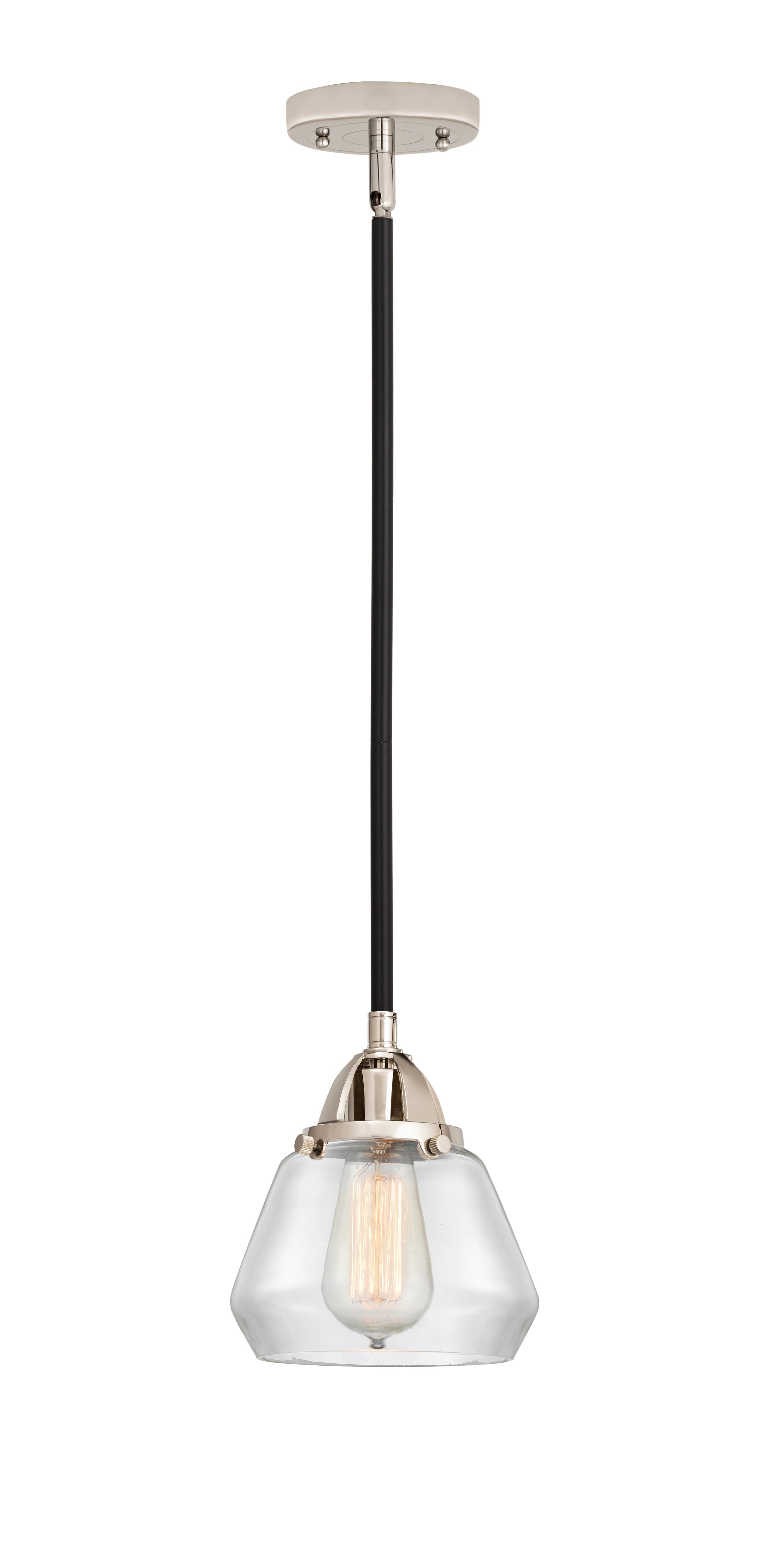 Nouveau 2 Mini Pendant Cast Brass Antique