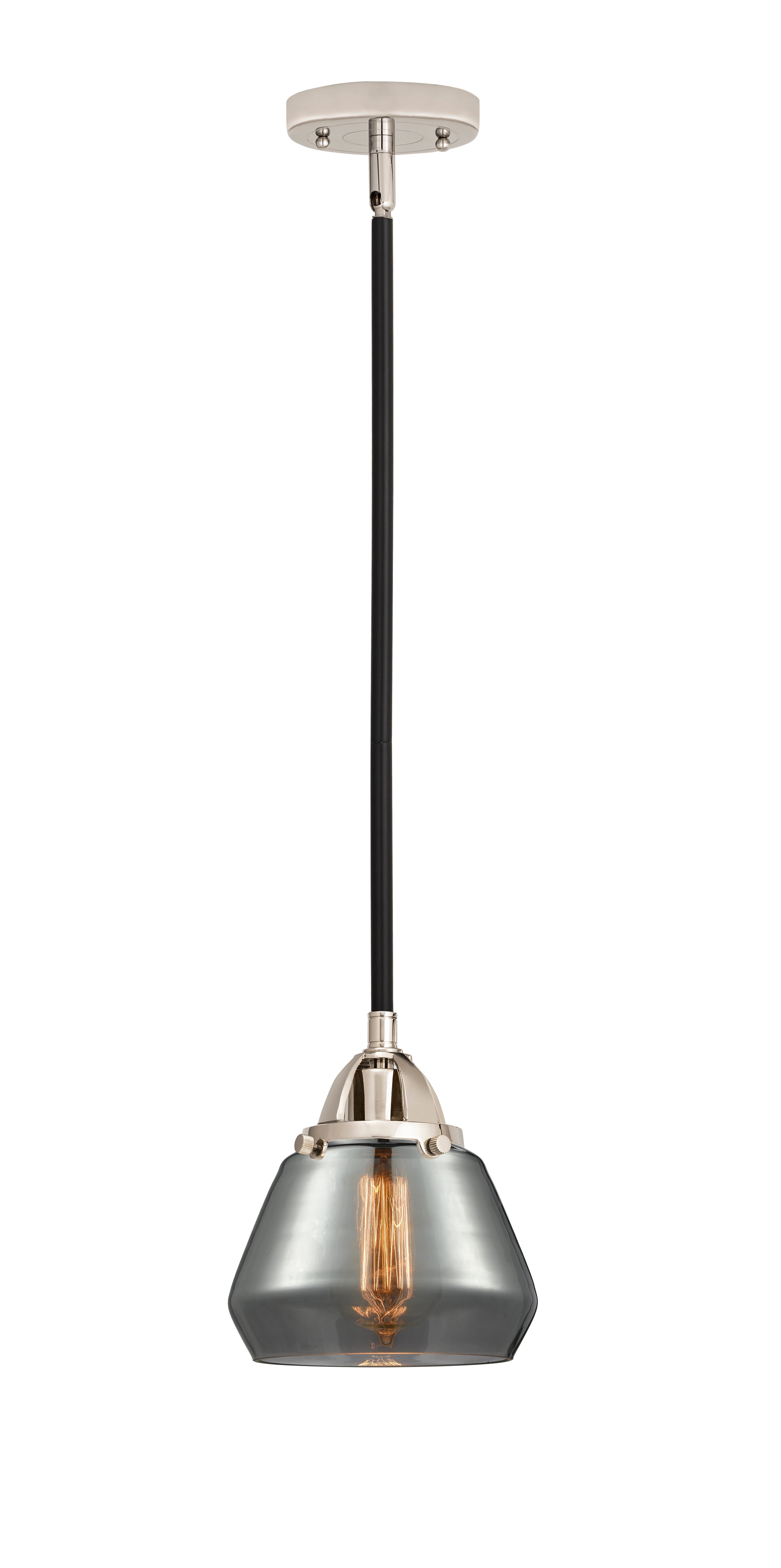 Nouveau 2 Mini Pendant Cast Brass Antique