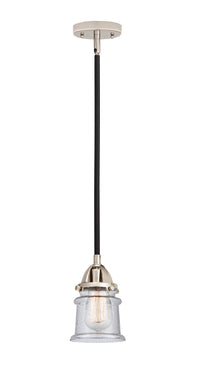Nouveau 2 Mini Pendant Cast Brass Antique