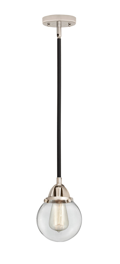 Nouveau 2 Mini Pendant Cast Brass Antique Copper