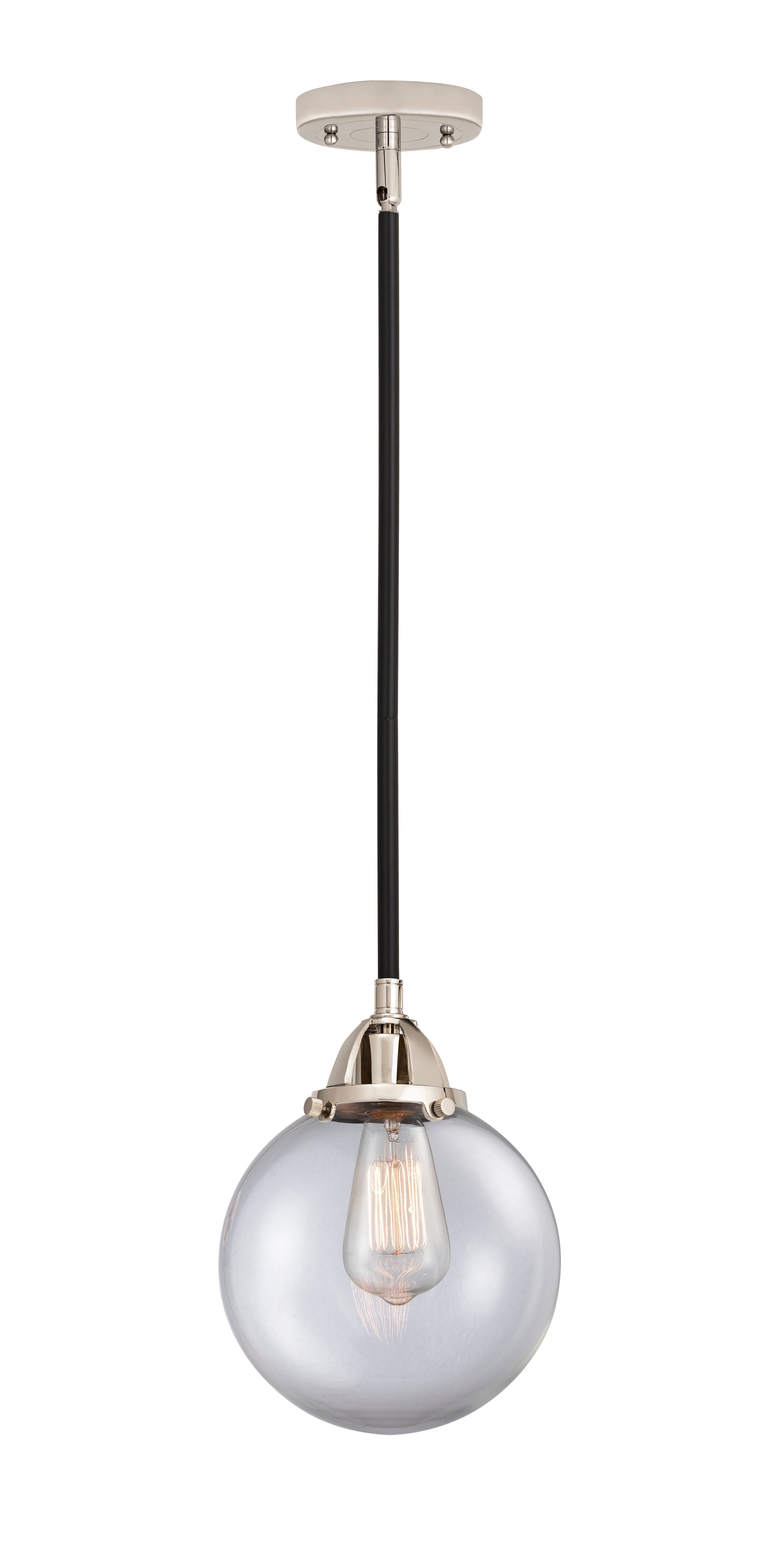 Nouveau 2 Mini Pendant Antique Copper Brass