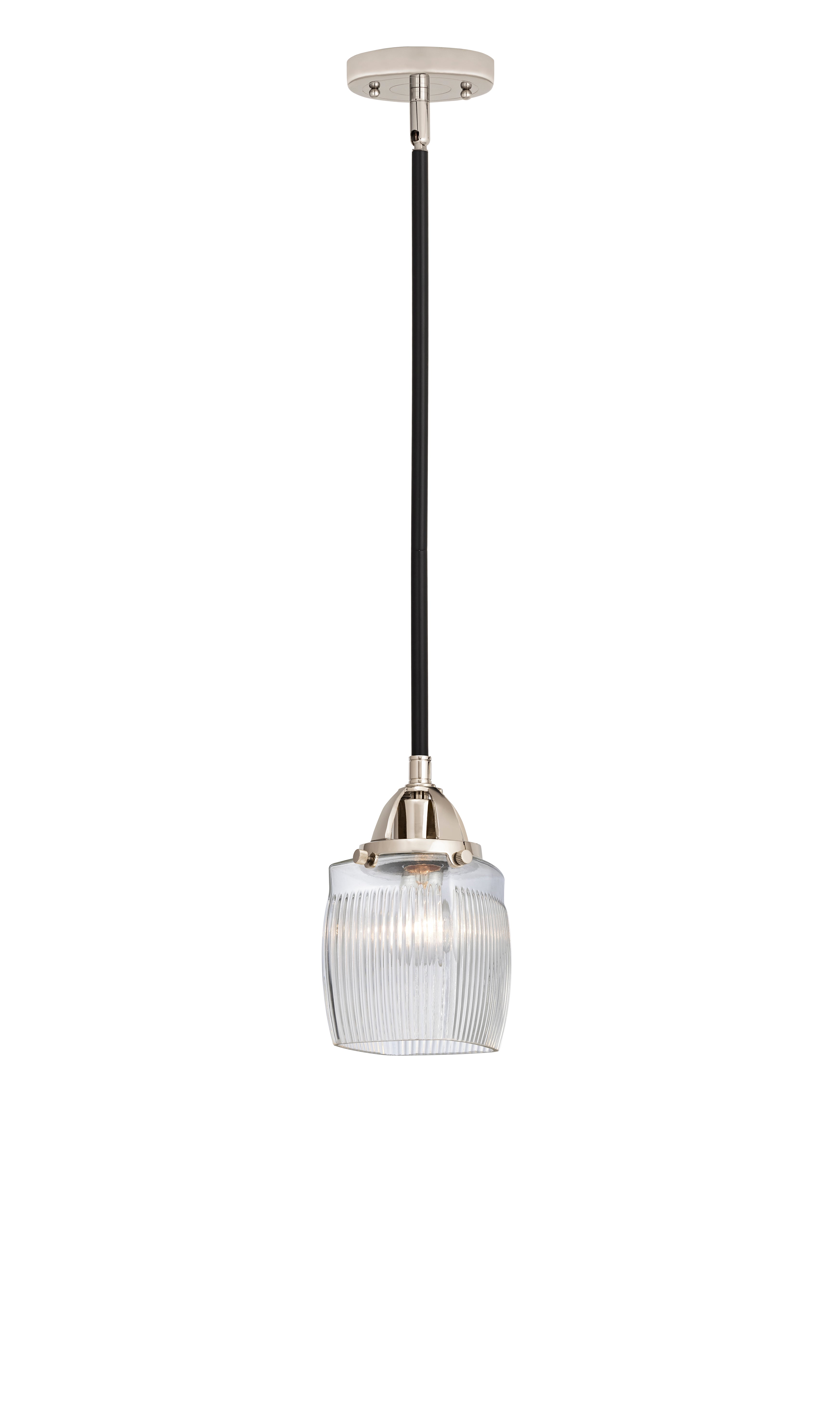 Nouveau 2 Mini Pendant Antique Copper Brass