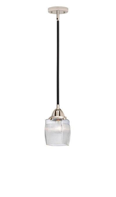 Nouveau 2 Mini Pendant Antique Copper Brass