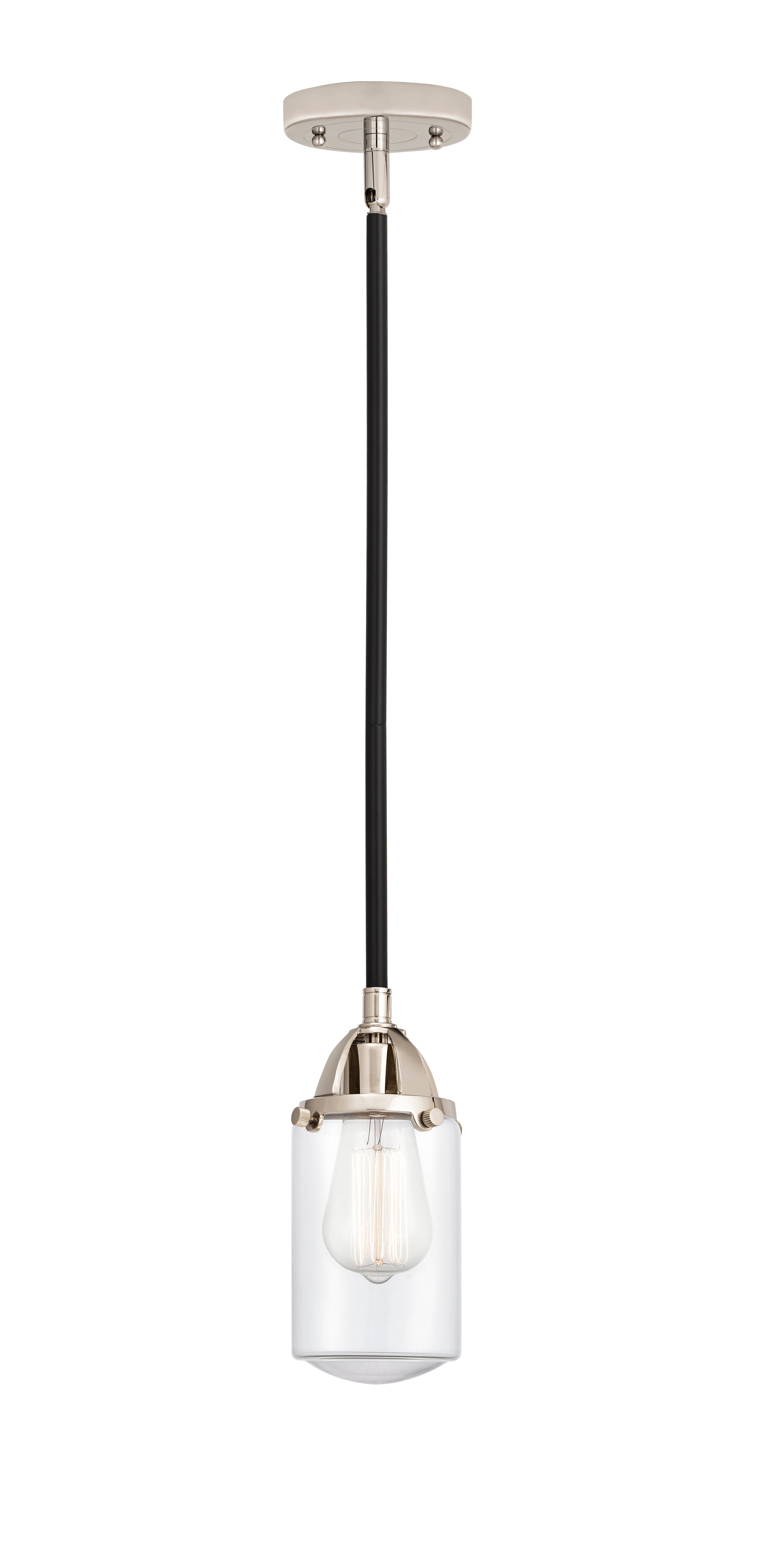 Nouveau 2 Mini Pendant Antique Copper Brass