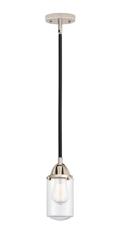 Nouveau 2 Mini Pendant Antique Copper Brass