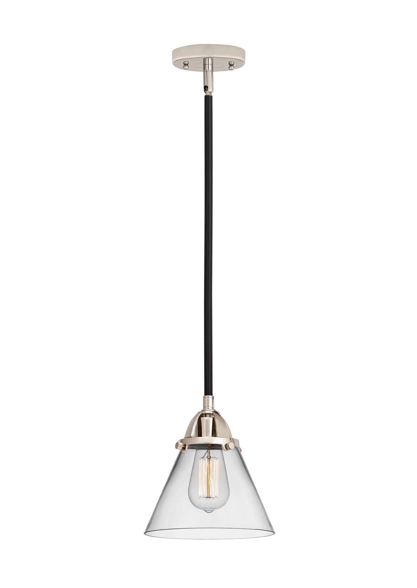 Nouveau 2 Mini Pendant Antique Copper Brass