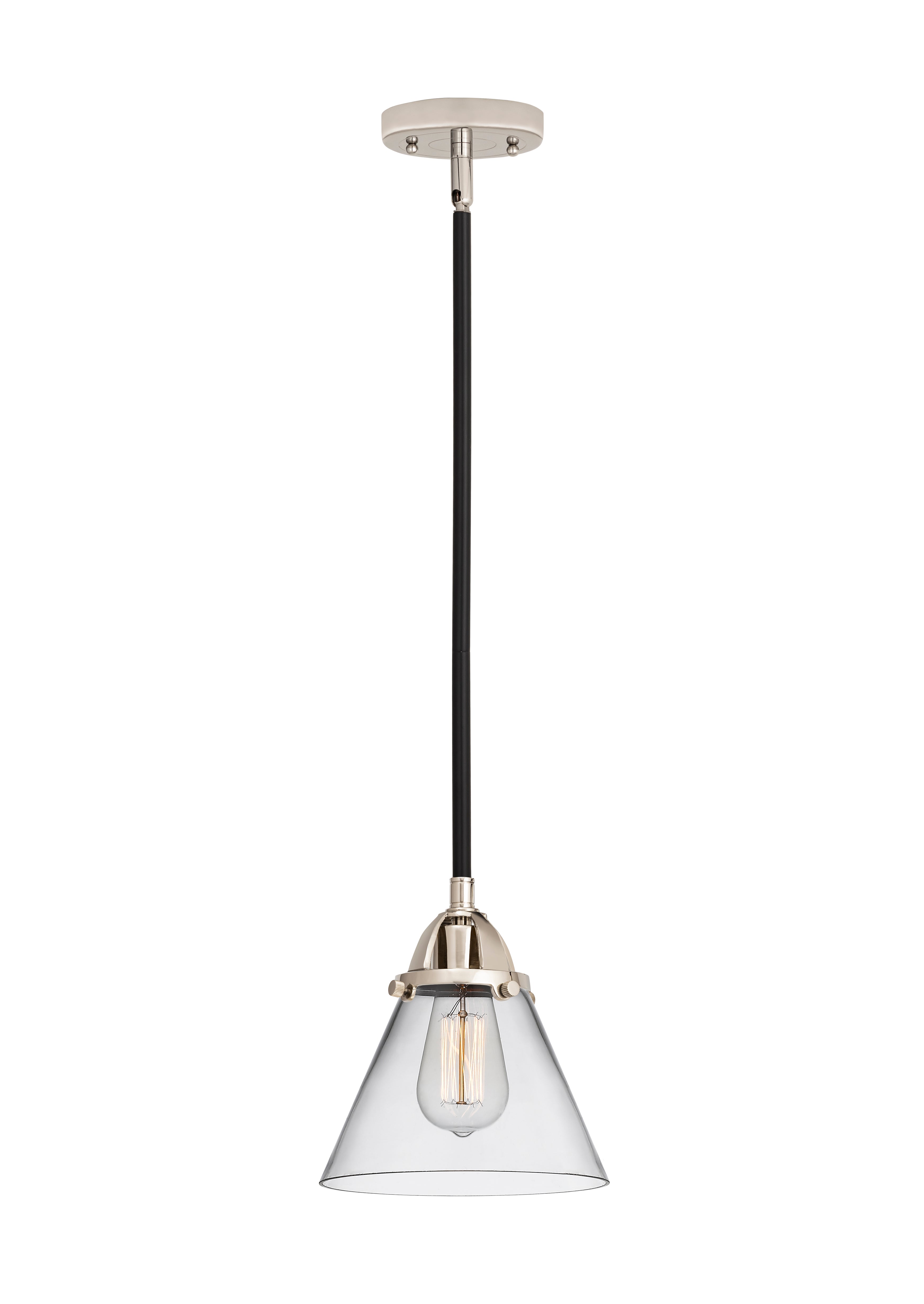 Nouveau 2 Mini Pendant Antique Copper Brass