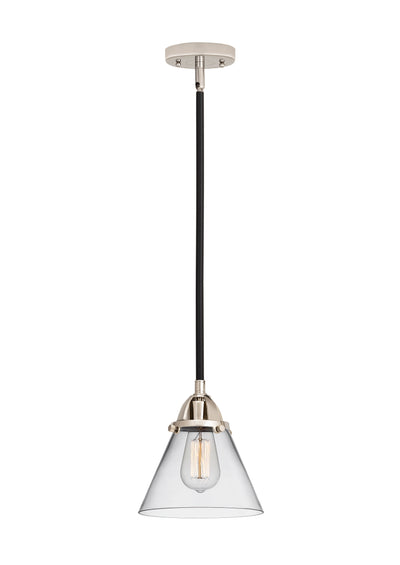Nouveau 2 Mini Pendant Antique Copper Brass