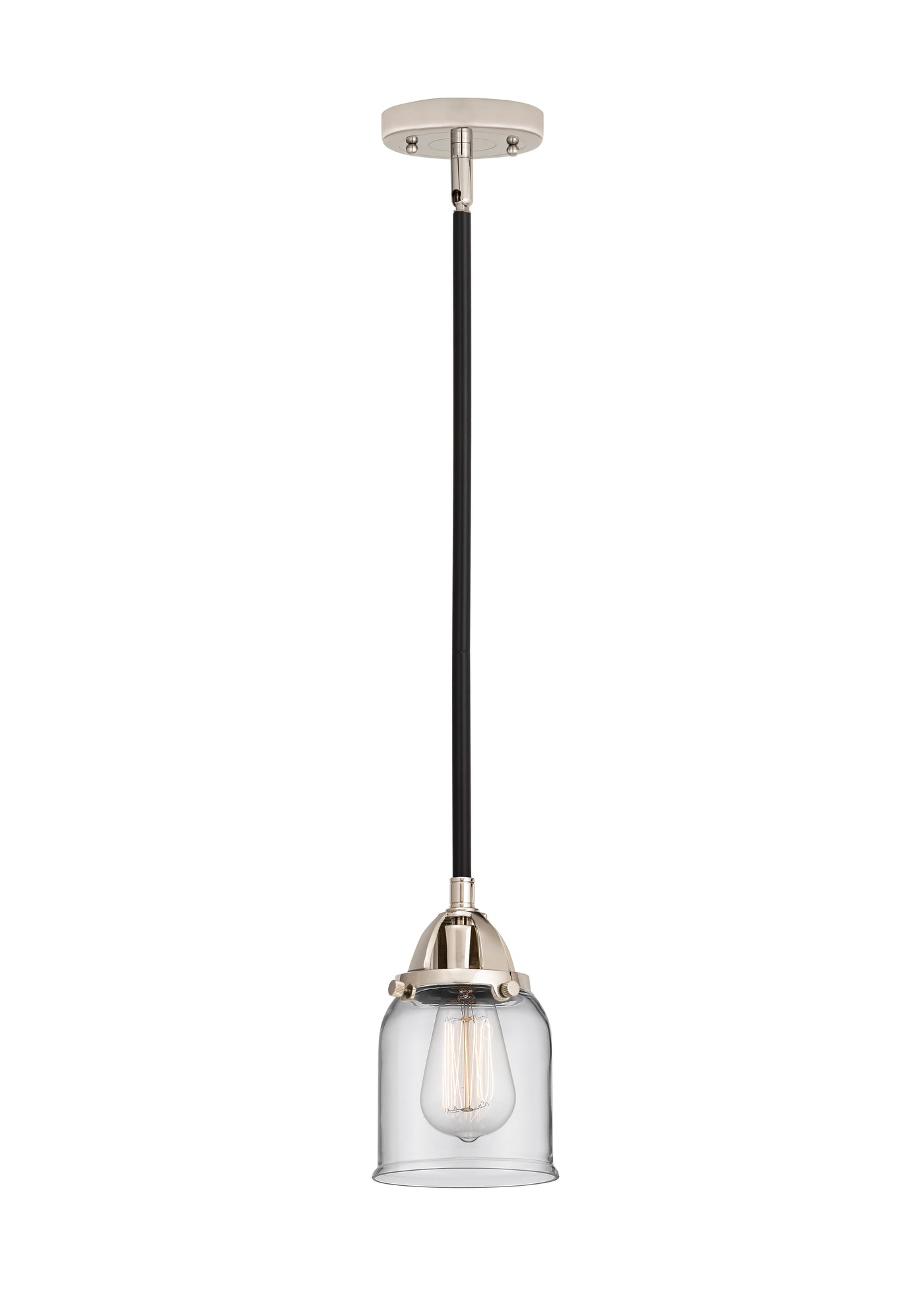 Nouveau 2 Mini Pendant Antique Copper Brass