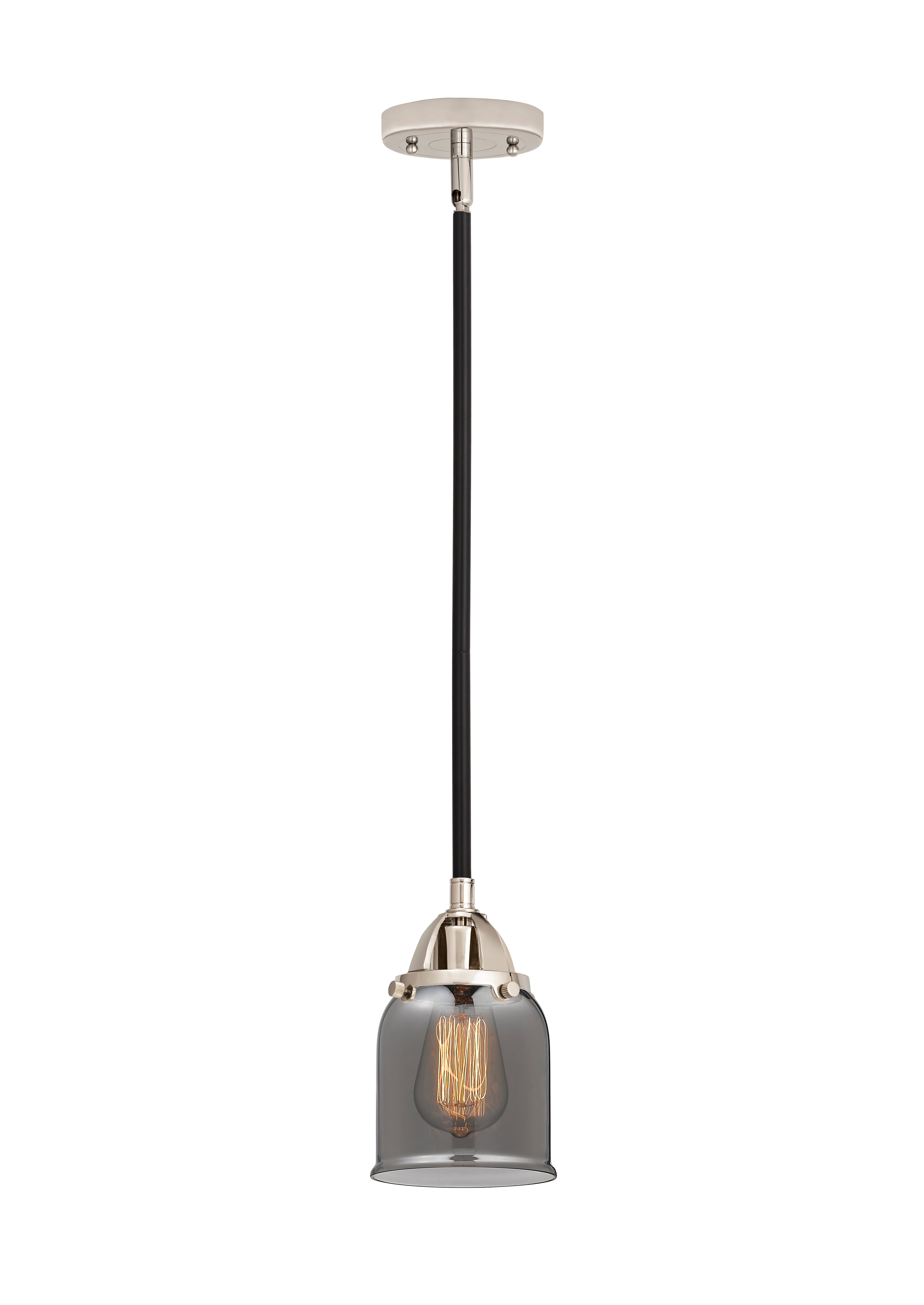 Nouveau 2 Mini Pendant Antique Copper Brass