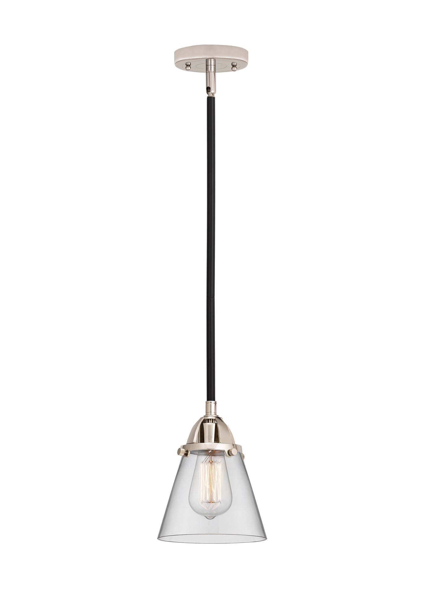 Nouveau 2 Mini Pendant Antique Copper Brass