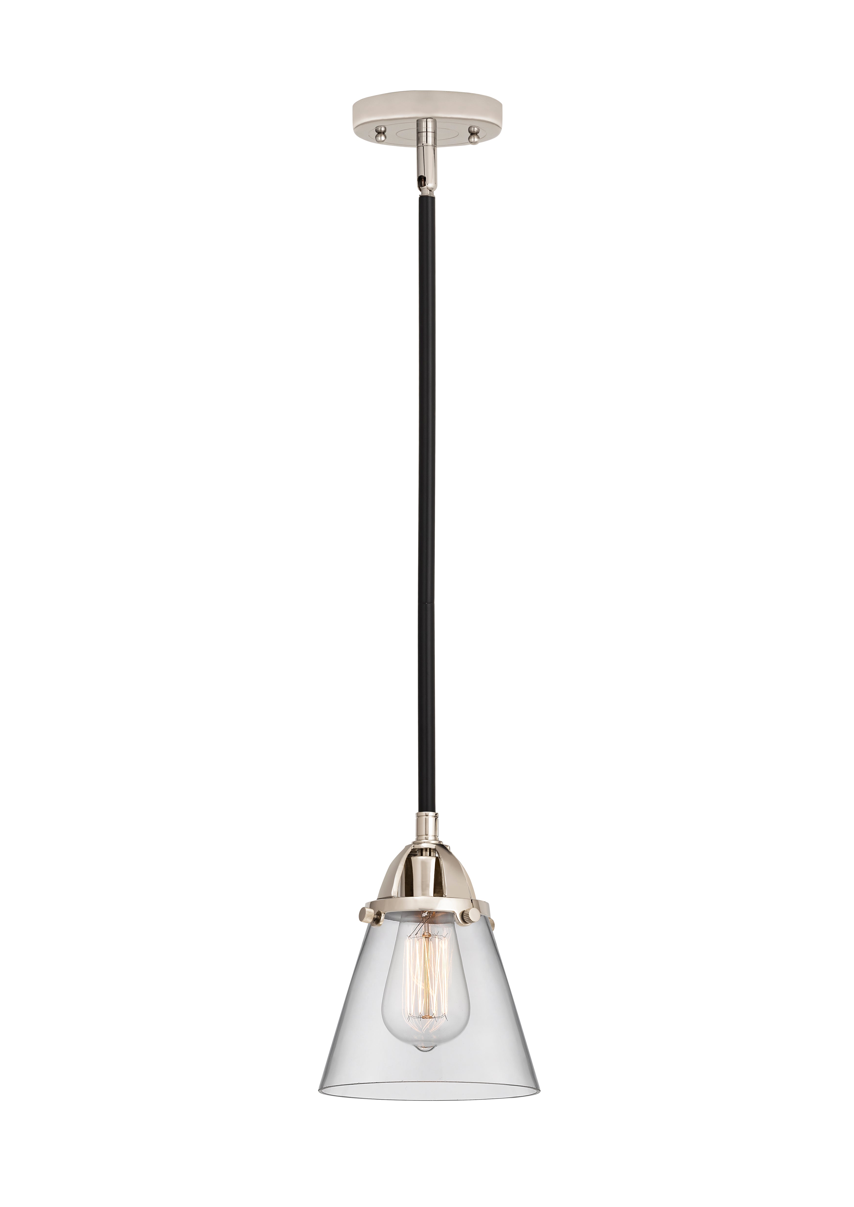 Nouveau 2 Mini Pendant Antique Copper Brass