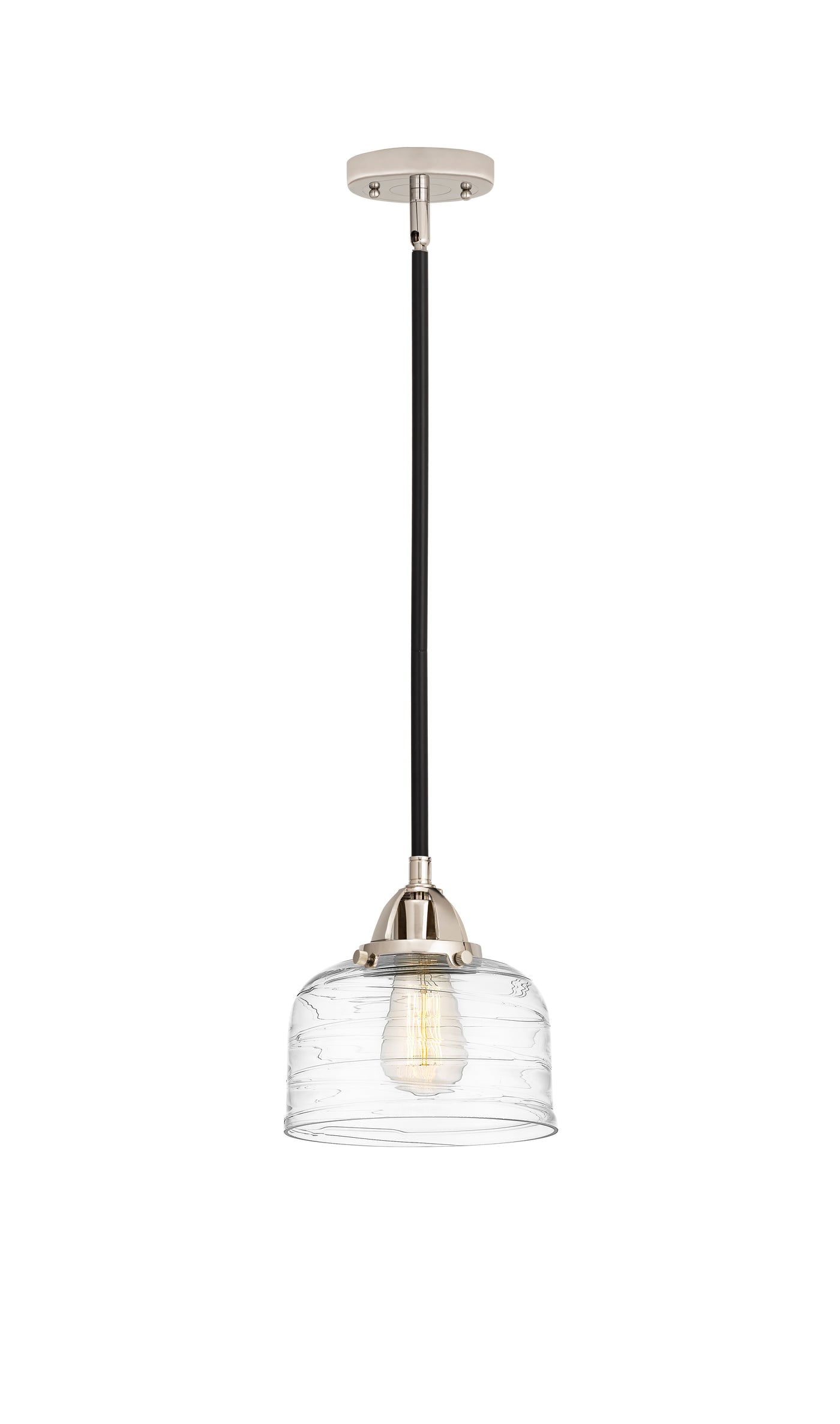 Nouveau 2 Mini Pendant Antique Copper Brass