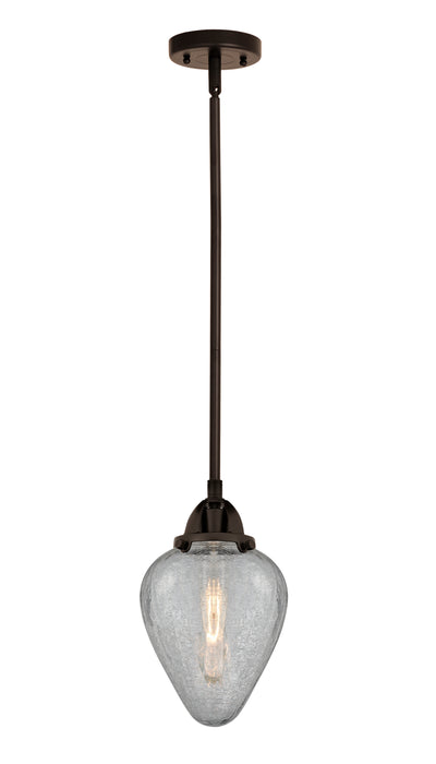 Nouveau 2 Mini Pendant Antique Copper Brass